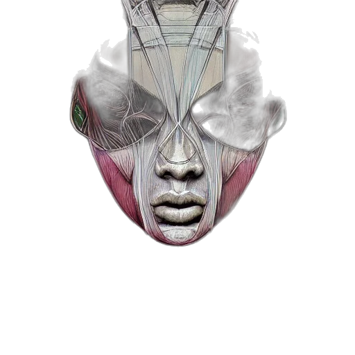 mask, face, creature, dragon transparent PNG cut-out