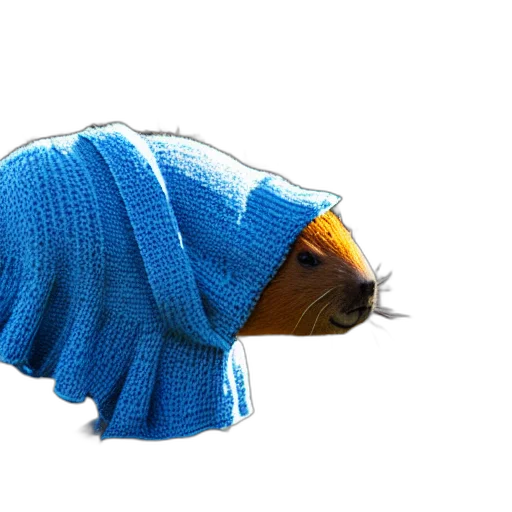 hat, jacket, animal, mask transparent PNG cut-out