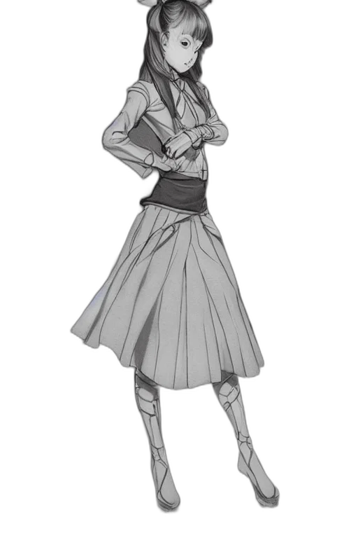 dress, staff, jacket, concept art transparent PNG cut-out
