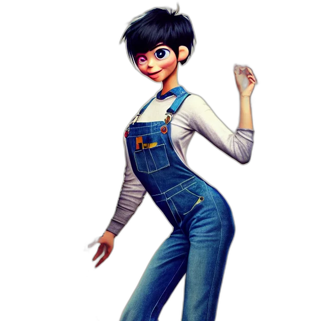 staff, jacket, dress, concept art, cartoon, comic book art, fantasy art, full transparent PNG cut-out