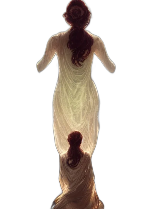 dress, jewelry, staff, hair, concept art, photorealistic, 3d render, oil painting transparent PNG cut-out