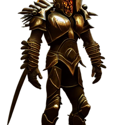 sword, robot, concept art, fantasy art transparent PNG cut-out