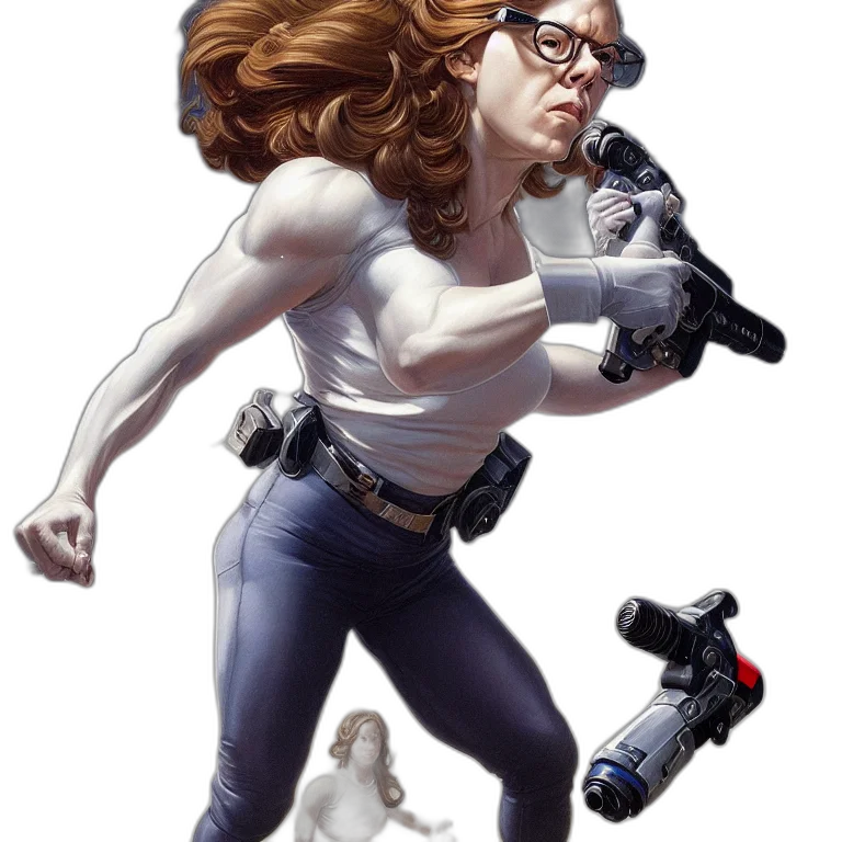 robot, weapon, comic book art, concept art transparent PNG cut-out