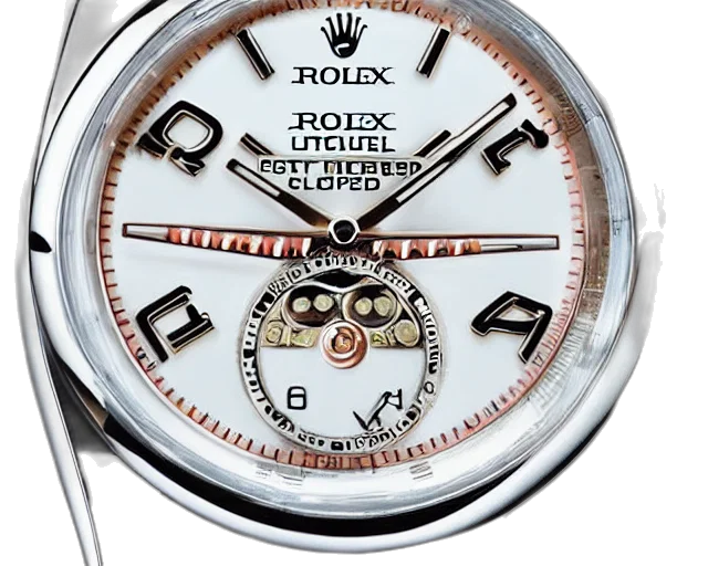 jewelry, retro, futuristic, rolex, watch, extremely, detailed, highly transparent PNG cut-out