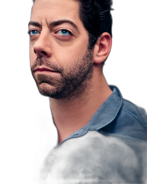 face, staff, robot, jacket transparent PNG cut-out
