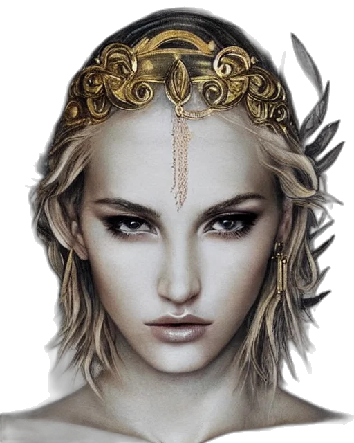 crown, jewelry, face, mask, fantasy art, photorealistic, concept art, pixel art transparent PNG cut-out