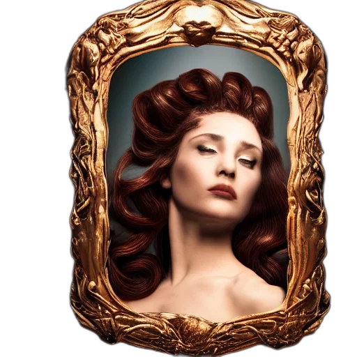 crown, jewelry, face, photorealistic, oil painting, fantasy art, medusa, doing transparent PNG cut-out