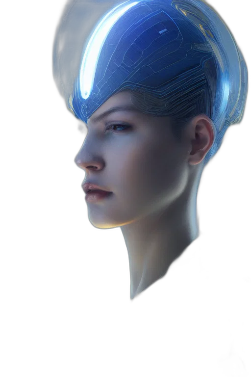 robot, face, crown, mask transparent PNG cut-out