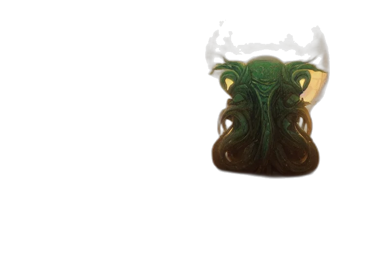crown, dragon, creature, mask, 3d render, concept art, proud, cthulhu transparent PNG cut-out