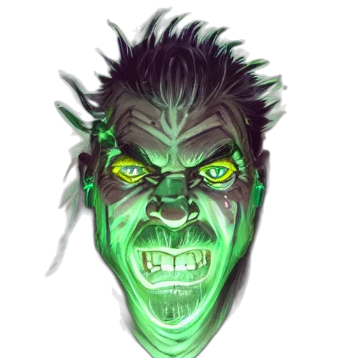 face, mask, creature, staff, concept art, photorealistic, 3d render, fantasy art transparent PNG cut-out