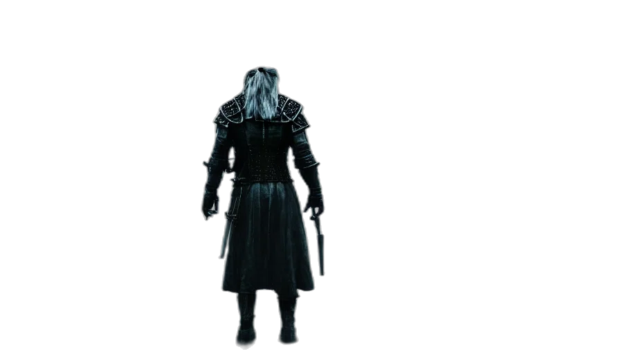 jacket, mask, sword, dress transparent PNG cut-out