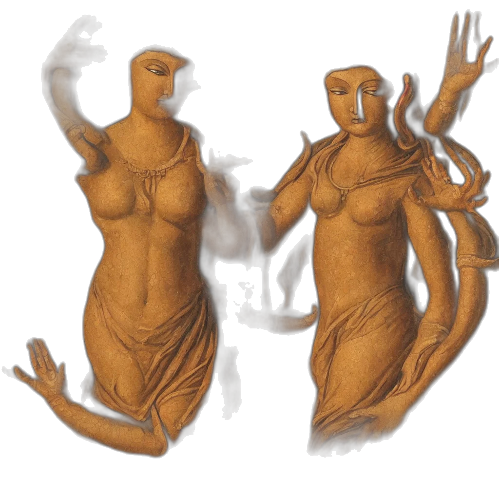 dress, mask, concept art, 3d render transparent PNG cut-out