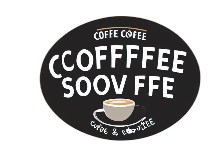 coffee, shop, logo, disgusting transparent PNG cut-out