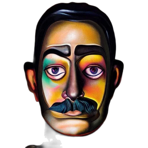 mask, face, staff, robot, cartoon, photorealistic, concept art, fantasy art transparent PNG cut-out
