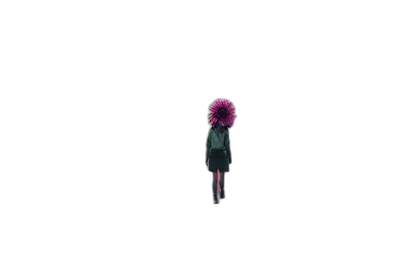 hair, dress, creature, jacket, pixel art, concept art, 3d render, vaporwave transparent PNG cut-out