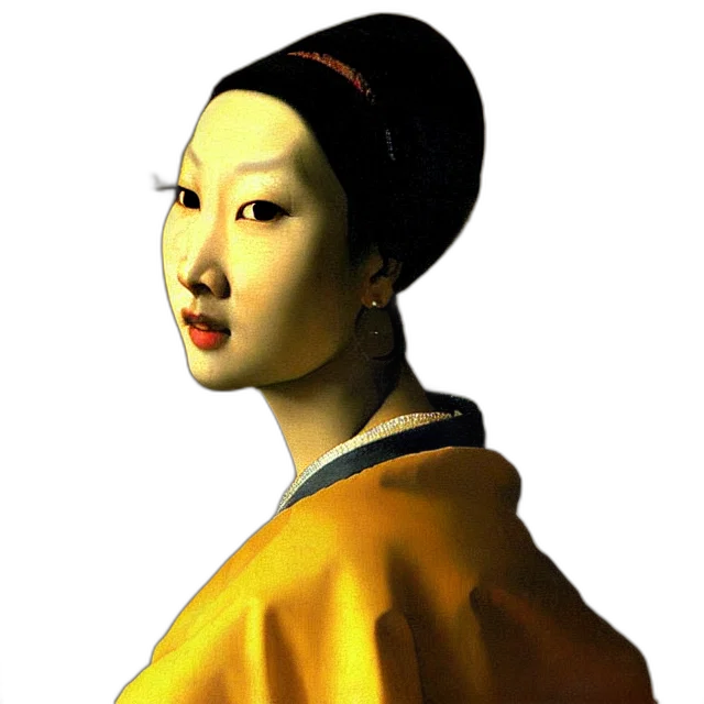 face, mask, staff, dress, oil painting, photorealistic, concept art, fantasy art transparent PNG cut-out