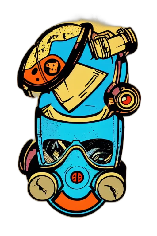 robot, car, mask, concept art transparent PNG cut-out