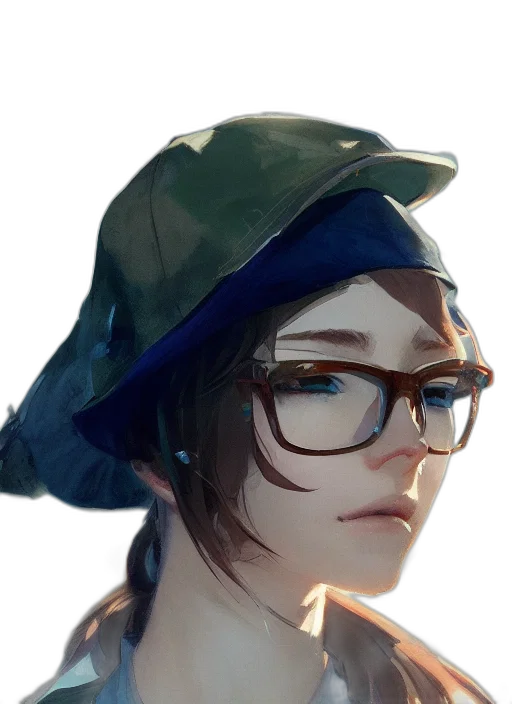 hat, face, crown, staff transparent PNG cut-out
