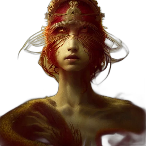 crown, mask, creature, face, fantasy art, concept art, photorealistic, cyberpunk transparent PNG cut-out