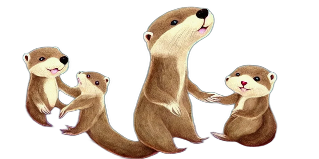 animal, concept art, watercolor, 3d render transparent PNG cut-out