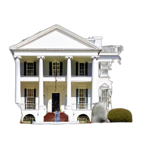 building, furniture, 3d render, photorealistic transparent PNG cut-out