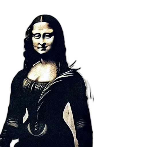 dress, face, photorealistic, comic book art transparent PNG cut-out