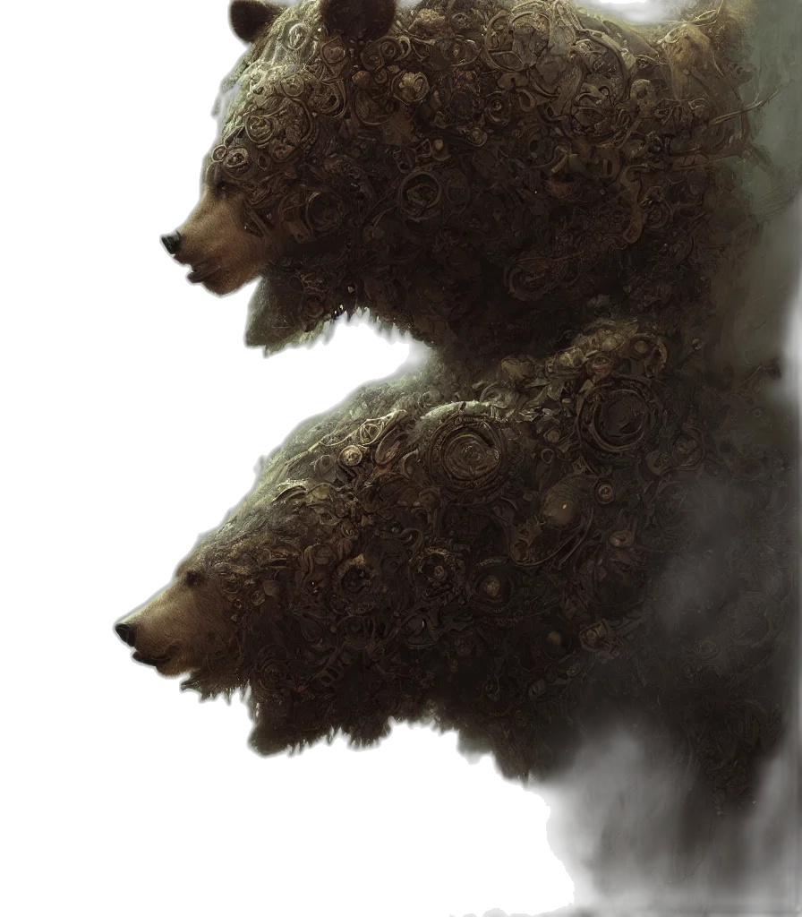 hair, creature, mask, face transparent PNG cut-out