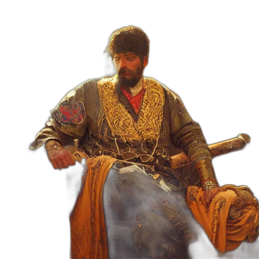 sword, staff, weapon, jacket transparent PNG cut-out