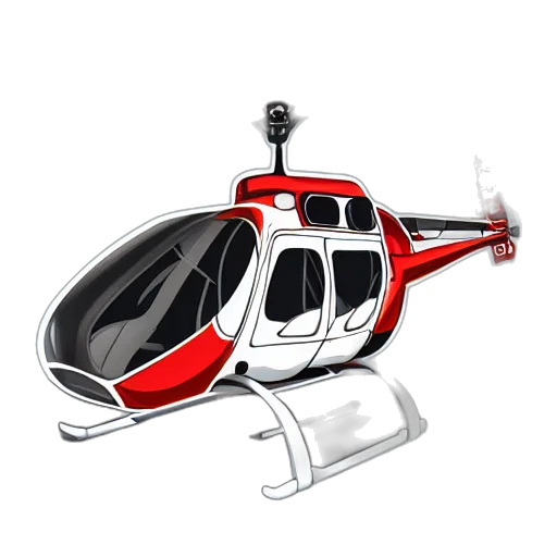 3d render, cartoon, concept art, photorealistic, helicopter, dog, digital, art transparent PNG cut-out