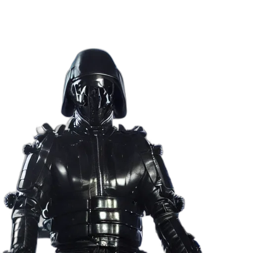 robot, 3d render, concept art, eminem, wearing, futuristic, armored, mask transparent PNG cut-out