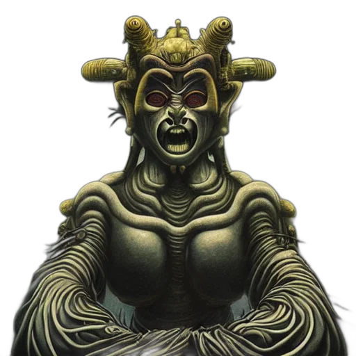 mask, crown, face, creature transparent PNG cut-out