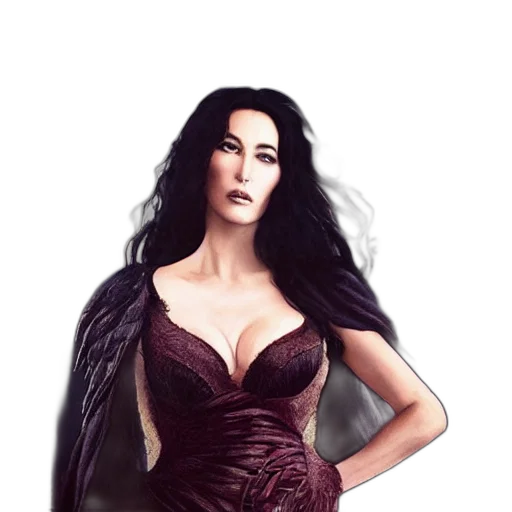 dress, fantasy art, photorealistic, comic book art, cartoon, dark, earth tones, majestic transparent PNG cut-out