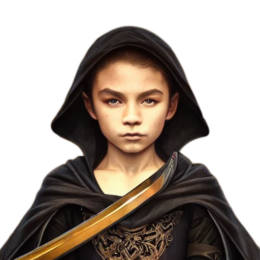 sword, staff, weapon, face, fantasy art, photorealistic, concept art, 3d render transparent PNG cut-out