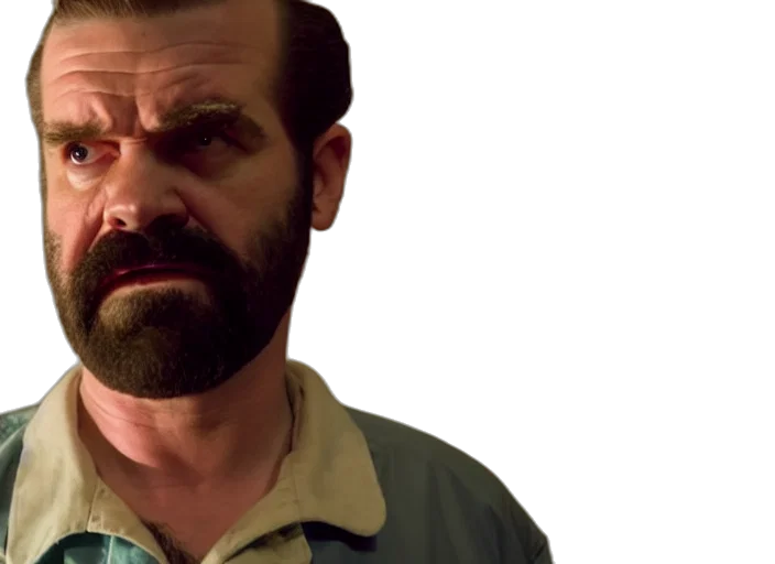 film, still, jim, hopper transparent PNG cut-out