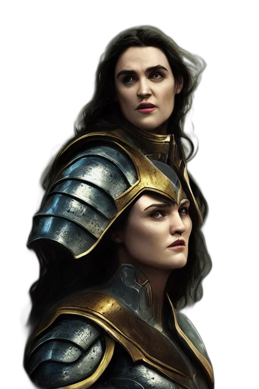 crown, sword, concept art, fantasy art, comic book art, photorealistic, golden, portrait transparent PNG cut-out