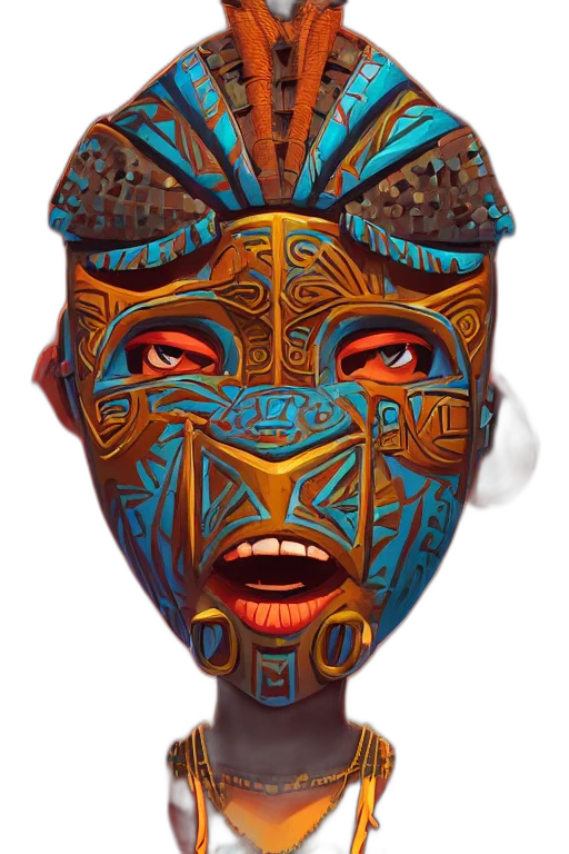 mask, face, jewelry, crown transparent PNG cut-out