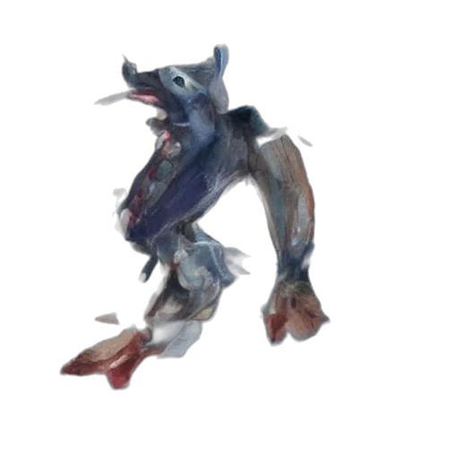 creature, dragon, animal, mask, concept art, watercolor, 3d render, fantasy art transparent PNG cut-out