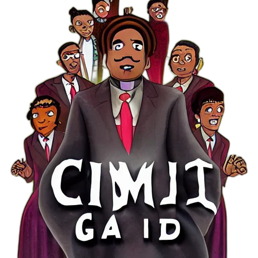 staff, cartoon, concept art, comic book art, 3d render, midnight, gospel, netflix transparent PNG cut-out
