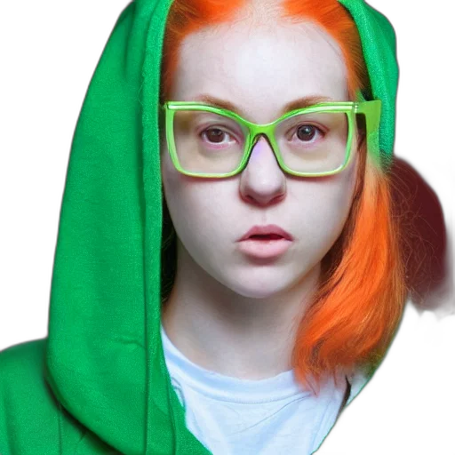 jacket, face, hat, hair transparent PNG cut-out