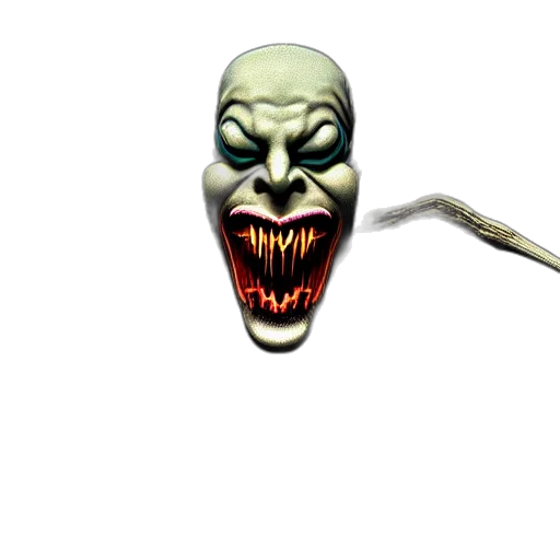 mask, creature, face, staff transparent PNG cut-out