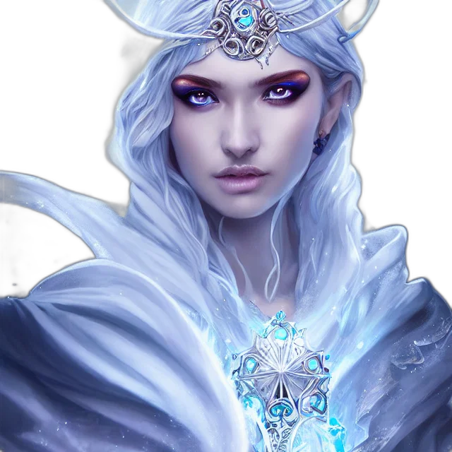 dragon, crown, jewelry, face, fantasy art, concept art, anime, photorealistic transparent PNG cut-out
