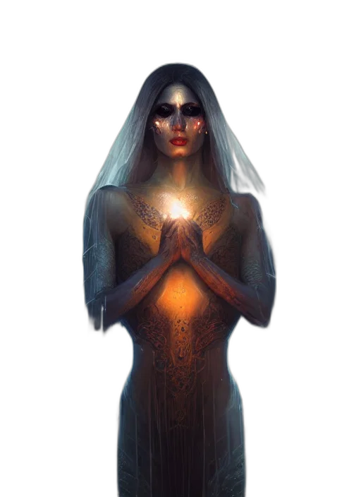 dress, jewelry, concept art, fantasy art transparent PNG cut-out