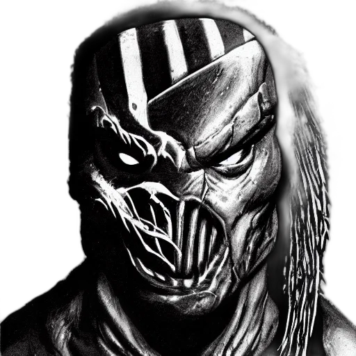 mask, face, creature, animal, comic book art, concept art, photorealistic, fantasy art transparent PNG cut-out