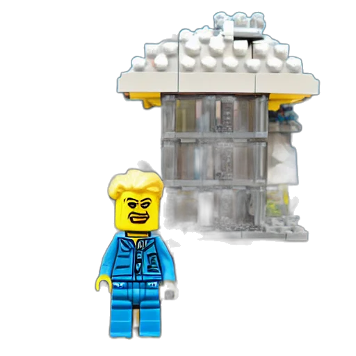 building, robot, face, staff transparent PNG cut-out