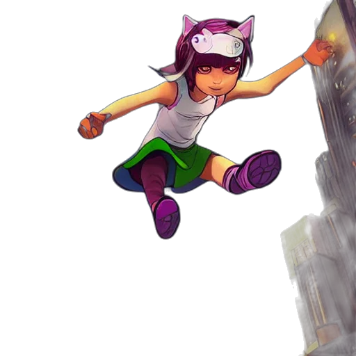pixel art, concept art, anime, fantasy art transparent PNG cut-out