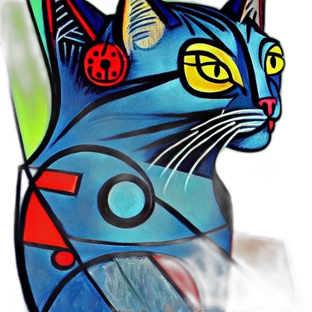 staff, mask, animal, comic book art, cartoon, photorealistic, fantasy art, blue transparent PNG cut-out