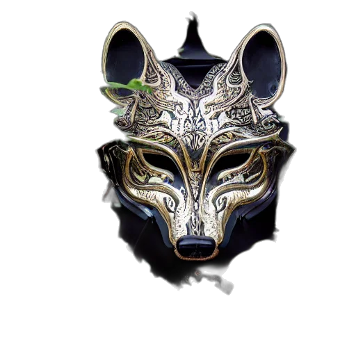 mask, crown, jewelry, staff transparent PNG cut-out