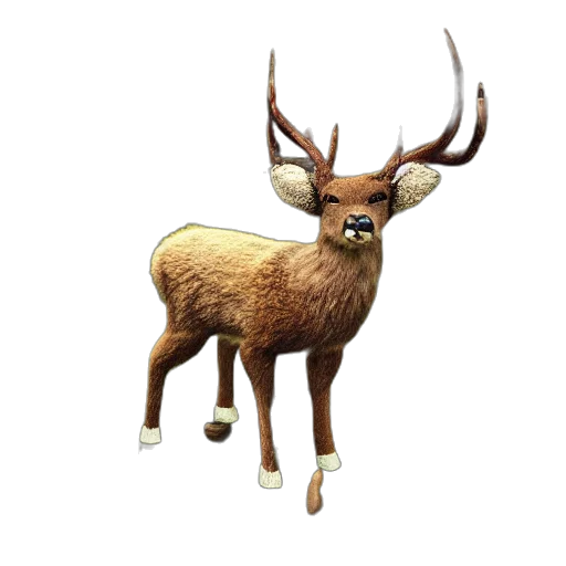 animal, creature, crown, staff, 3d render, concept art, photorealistic, pixel art transparent PNG cut-out