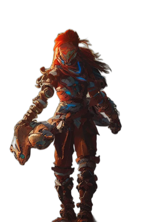 staff, weapon, sword, robot, concept art, fantasy art, pixel art, 3d render transparent PNG cut-out