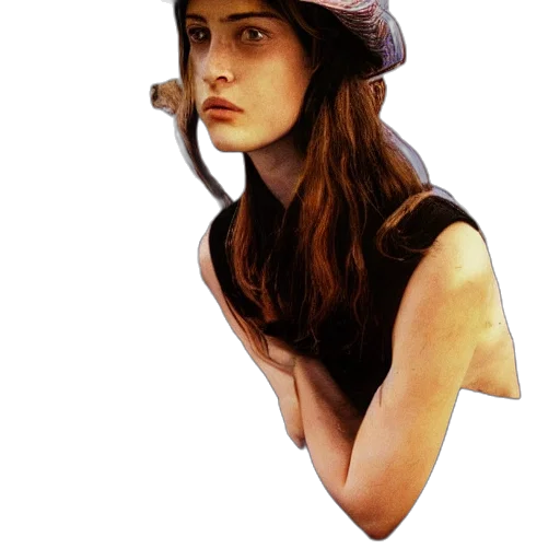 hat, face, staff, jewelry transparent PNG cut-out